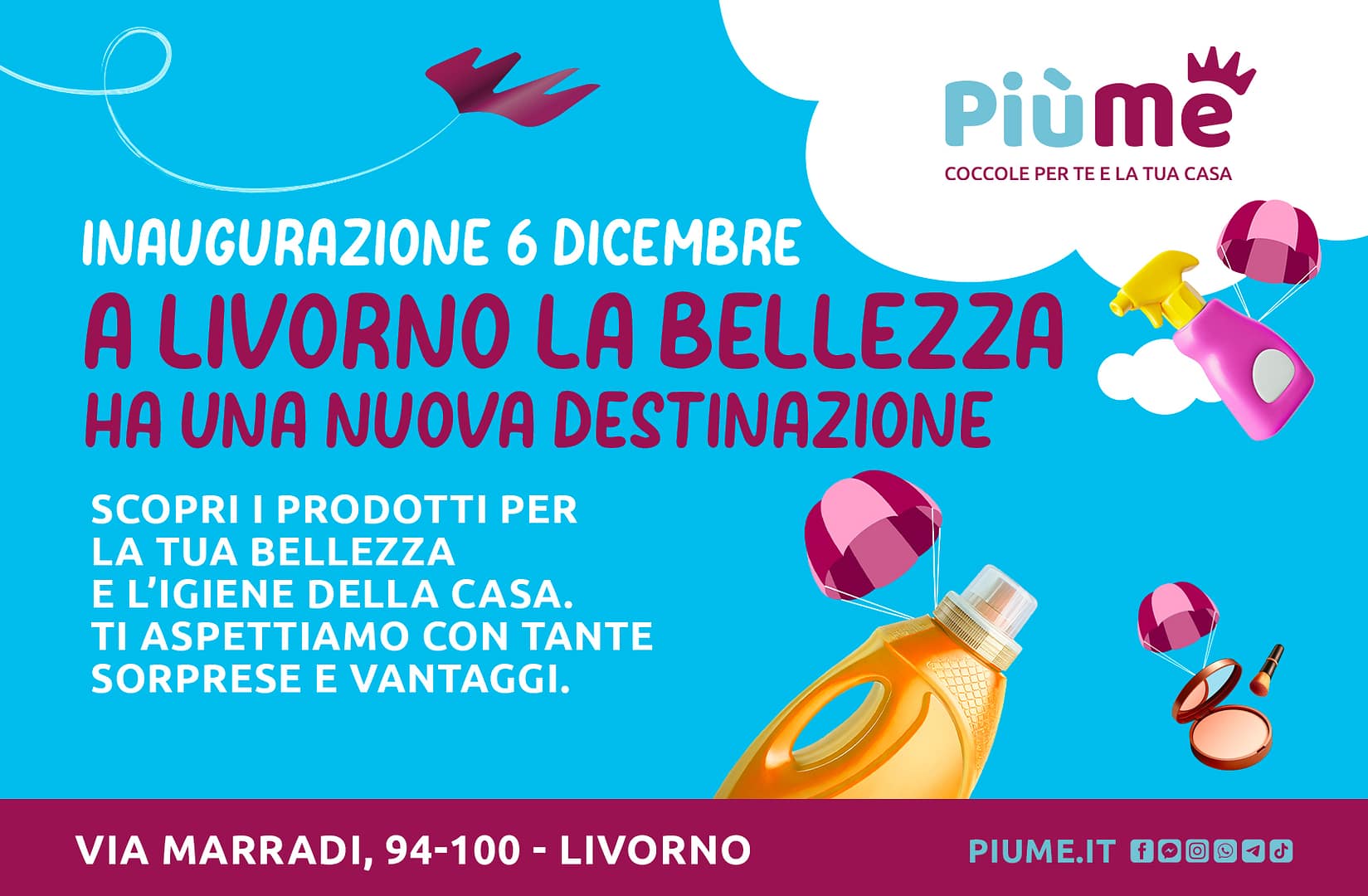 A Livorno grande festa di inaugurazione del nuovo store di via Marradi!